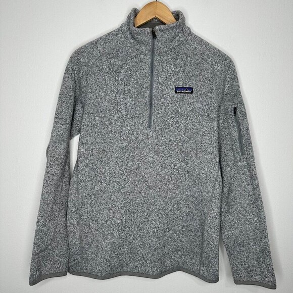 Patagonia Better Sweater Size L Birch White Outdoor 25617 - Picture 1 of 10